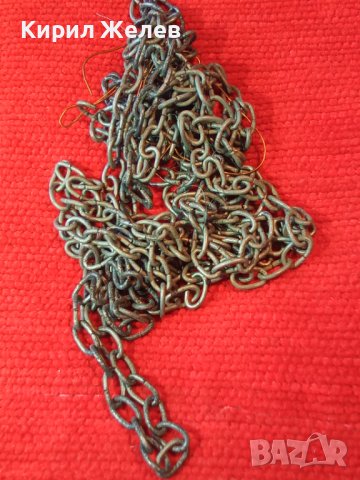 СТАРИННИ СТОМАНЕНИ СИНДЖИРЧЕТА ВЕРИЖКИ РЪЧНА РЯДКА РЕТРО ПЛЕТКА 30145, снимка 2 - Антикварни и старинни предмети - 37851490