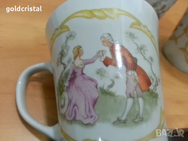Стар полски порцелан чаши за чай , снимка 10 - Антикварни и старинни предмети - 44343914