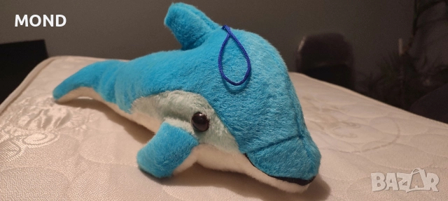 Морско син плюшен делфин, снимка 2 - Плюшени играчки - 52868077