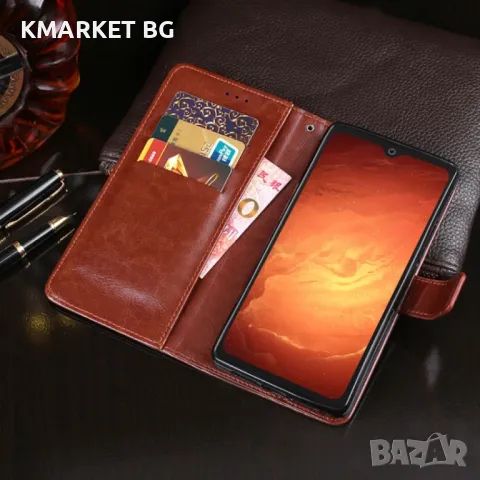 Blackview BV9800 Pro Magnetic Кожен Калъф и Стилус, снимка 3 - Калъфи, кейсове - 48169977