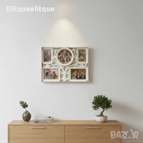 Рамка за снимки с часовник 2 в 1 - Дървото на живота, снимка 4 - Други стоки за дома - 52251033