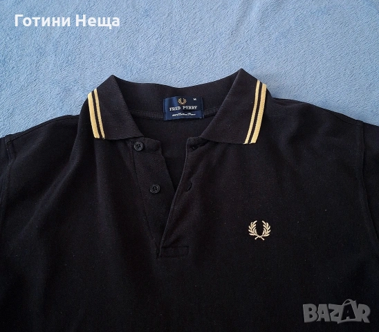Мъжка блуза Fred Perry S - M - ТОП❗️✅️, снимка 2 - Блузи - 53491435