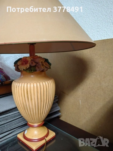 Старинна настолна лампа, снимка 4 - Настолни лампи - 53840091