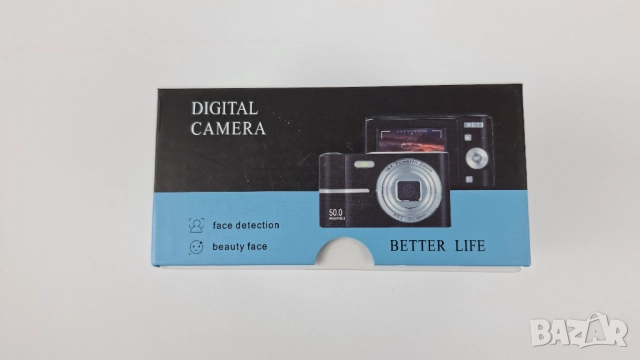 Нов цифров фотоапарат 50MP 16X Zoom с 32GB карта памет, снимка 2 - Фотоапарати - 52939234