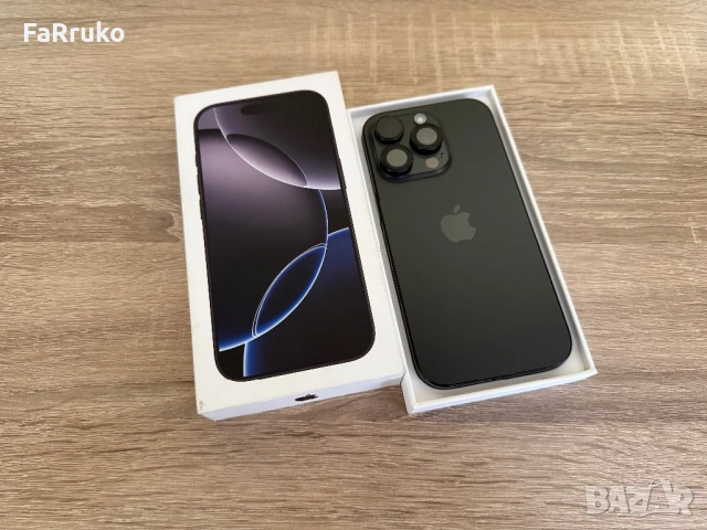 ❗️🔝 iPhone 16 Pro ••128GB•• //iOS 26.1// „Black Titanium“ - Гаранция - ❗️🔝