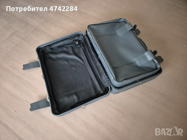 Стари (ретро) кожени куфари - 2 бр., снимка 2 - Други стоки за дома - 53530674