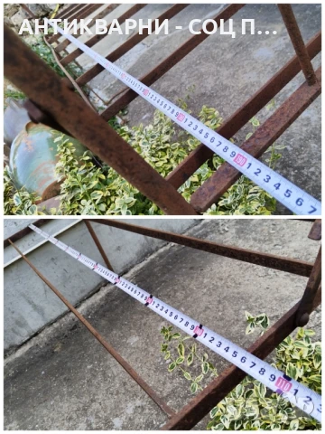 Старо Ковано Сгъваемо Легло. , снимка 11 - Антикварни и старинни предмети - 50824328