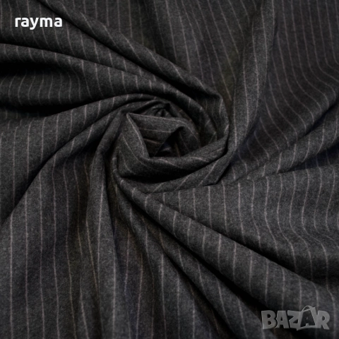 Италианска сива вълна и кашмир райе, снимка 4 - Панталони - 51755337