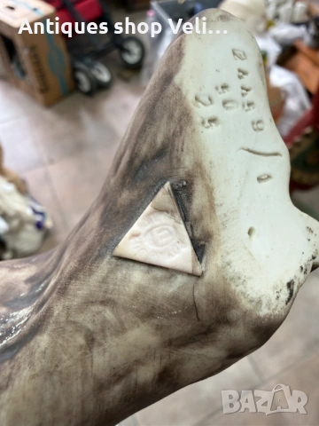 Порцеланова фигура сова Royal Dux №7899, снимка 5 - Антикварни и старинни предмети - 53648583