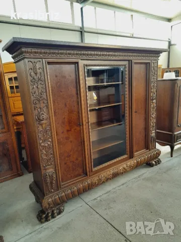 Уникат!К-т Масивен Кабинет-Бюро и Библиотека!Внос от Германия!, снимка 2 - Бюра - 48387934