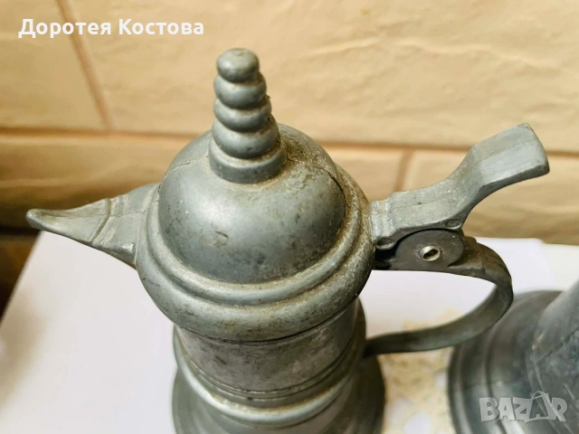 Красиви кани от цветен метал от Германия - 3 бр, снимка 16 - Антикварни и старинни предмети - 53577964