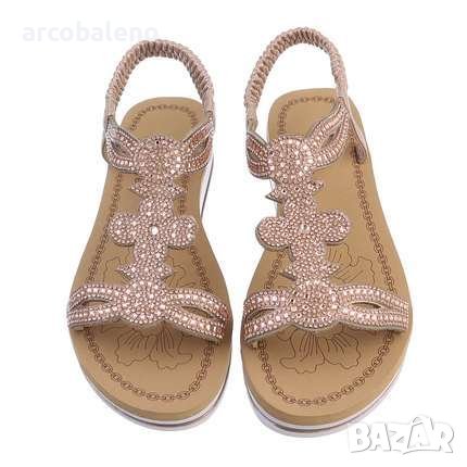 Дамски сандали на клин, 4цвята , снимка 17 - Сандали - 41085622