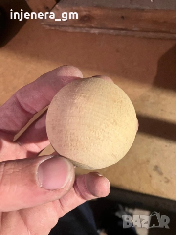 Дървени топчета с отвор, снимка 2 - Декорация за дома - 52467785