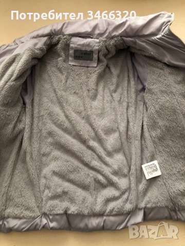 Ново сиво зимно яке, снимка 2 - Якета - 39312068