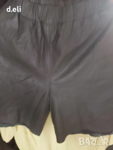 Moss Copenhagen Size L Lambsleather Къси панталони от кожа , снимка 2 - Панталони - 51394813