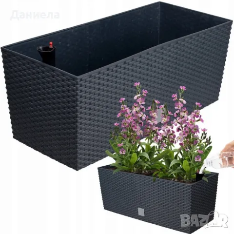 Модерна саксия с поливна система