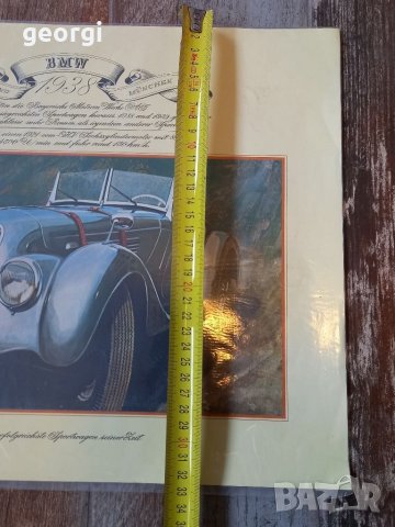 Литография ретро автомобил BMV, Bugatti,  Mercedes Benz , снимка 12 - Колекции - 38767394