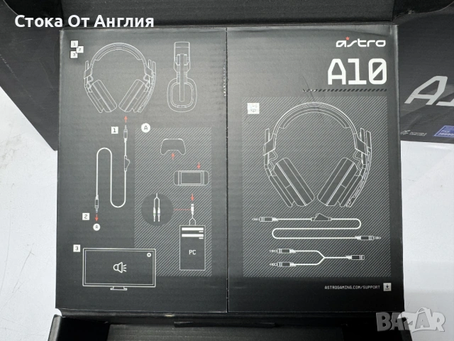 Слушалки - Logitech Astro A10 Gen 2, снимка 7 - Слушалки за компютър - 53823494