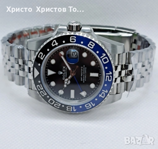 Мъжки луксозен часовник Rolex GMT- Master II Batman