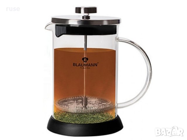 НОВИ! Френска преса за чай и кафе Blaumann 800мл Coffe&Tea maker, снимка 2 - Аксесоари за кухня - 40705444