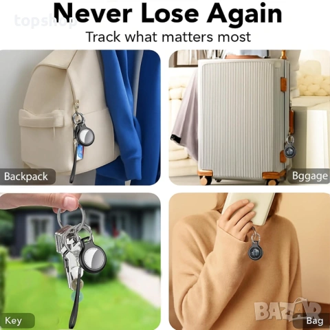 Чисто нови 4 бр. Smart Air Tracker (Apple Find My) – Алтернатива на AirTag, снимка 8 - Друга електроника - 53203170