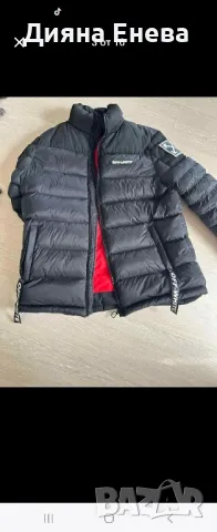 Зимно яке с качулка като ново много добра реплика, снимка 3 - Якета - 47480060