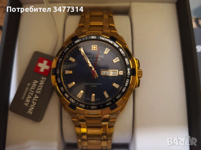 Часовник Swiss military кварцов, снимка 2 - Мъжки - 53275413