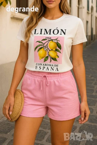 НАМАЛЕН Дамски комплект от две части с лимони