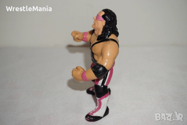 Рядка Оригинална Колекционерска Фигура На Bret Hart от 1991г Titan Sports INC FOR HASBRO INC, снимка 6 - Колекции - 51854895
