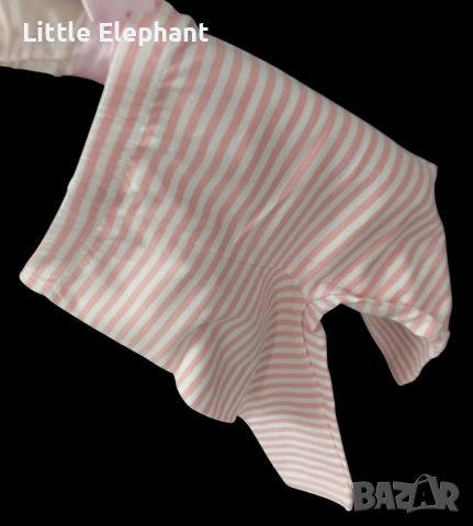Клинче за 3-6 мес мом розово и бяло тънко райе,Англия/ново