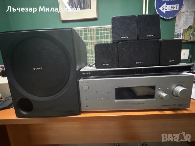 Домашно кино 5+1 Receiver Sony STR-KG700 + тонколони 5+1, снимка 1