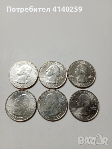 САЩ МОНЕТИ 1/4 КУОРТЪР ДОЛАР 2018 2020 2019 Г , снимка 2 - Нумизматика и бонистика - 53069265