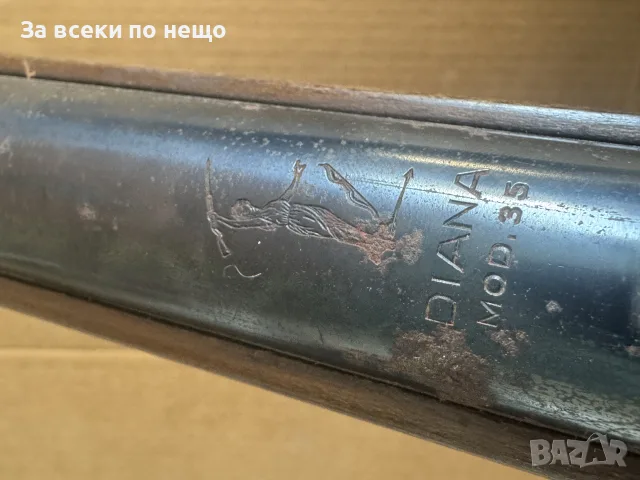 Немска въздушна пушка Diana mod.35 4.5мм., снимка 9 - Въздушно оръжие - 55809772