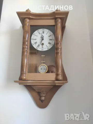 Дървен стенен часовник, снимка 7 - Стенни часовници - 48878215