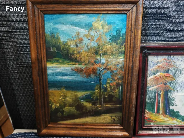 Миниатюри/малки картини 3 нроя, снимка 3 - Антикварни и старинни предмети - 49305898