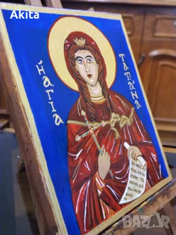Икона на света Татяна, снимка 2 - Икони - 39232423