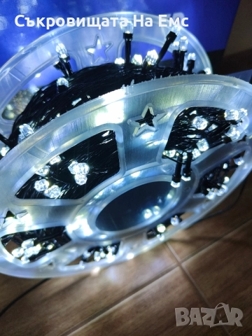 1️⃣0️⃣0️⃣МЕТРА Коледни LED Лампи Diamond Crystal Диод 🎅58лв.🎅 , снимка 3 - Декорация за дома - 52569391
