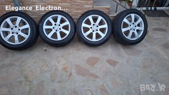Продавам 4бр. алуминиеви джанти Ronal 16" 5x112 с гуми Hankook, снимка 2 - Гуми и джанти - 50608243