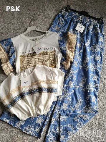 Сет, комплект от две части - панталон и тениска, снимка 2 - Комплекти - 50000868