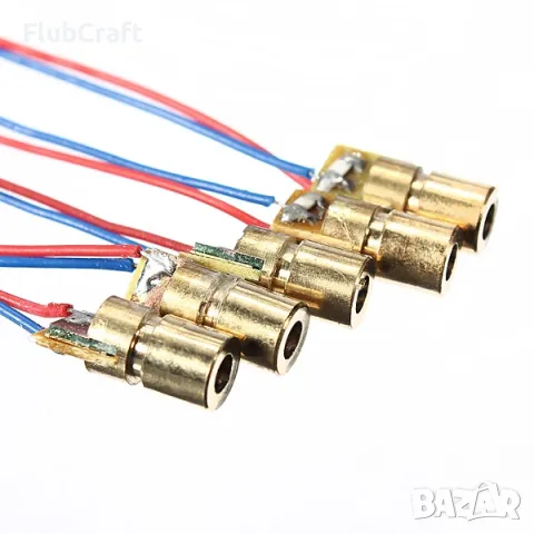 650nm 6mm 5V DC 5mW Мини Лазер Точка