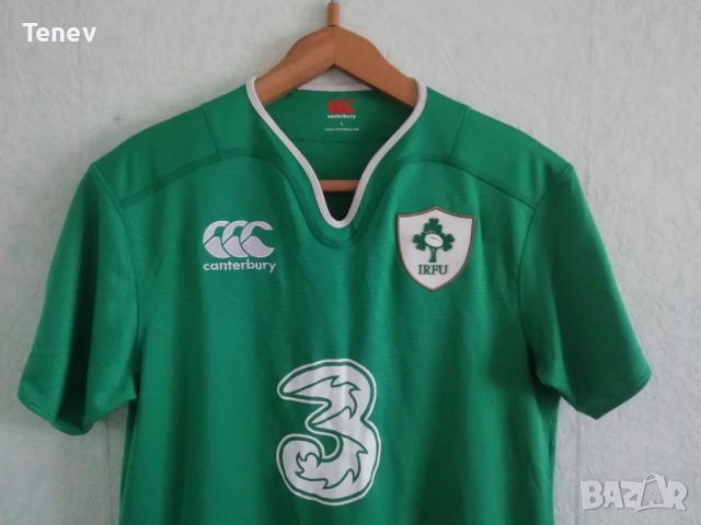 Ireland Rugby Union Canterbury мъжка оригинална тениска фланелка ръгби Ирландия IRFU , снимка 4 - Тениски - 52904012