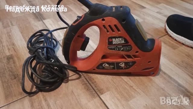 Реципрочен/Тандемен Ел.Трион-Рязане до 100 мм:black&decker ks890GT 400
