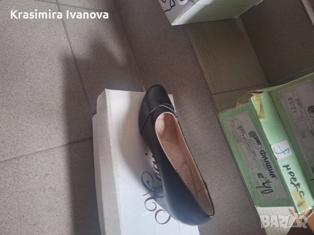 обувки Мегияс еко кожа с ток, снимка 4 - Дамски ежедневни обувки - 52814457