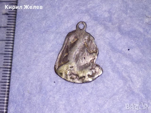 СТАРА СРЕБЪРНА КАТОЛИЧЕСКА ИКОНКА МАЙСТОРСКА ХУДОЖЕСТВЕНА ИЗРАБОТКА 25158, снимка 6 - Антикварни и старинни предмети - 39307816