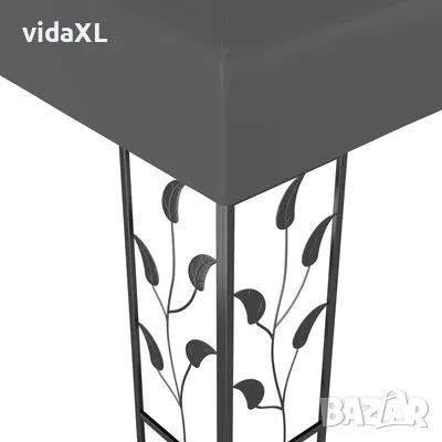 vidaXL Шатра с LED светещи стрингове 3х3 м антрацит(SKU:3070296), снимка 4 - Градински мебели, декорация  - 48691039