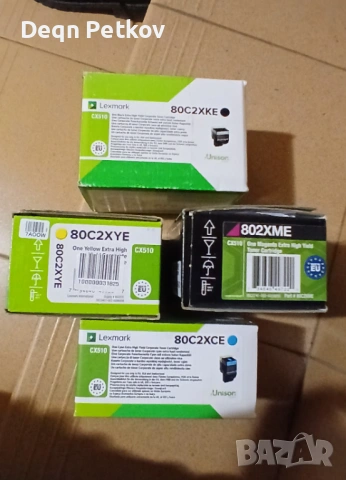Lexmark тонер касети 