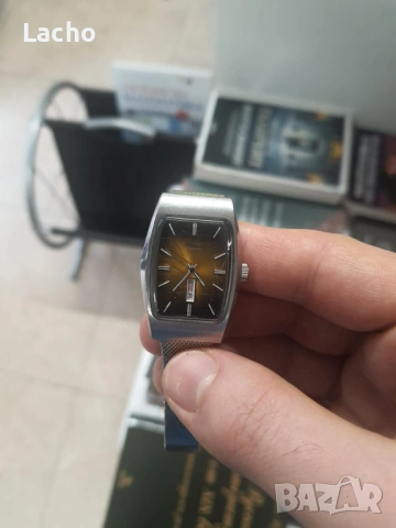 Seiko Automatic 2206-3090 Vintage Japan – оригинален fumé dial, снимка 2 - Дамски - 53528624