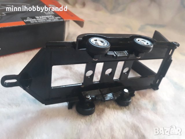 Платформа-Ремарке.  1.43  Motor Max. Metal Trailer . Die-cast Collection., снимка 6 - Колекции - 40312708