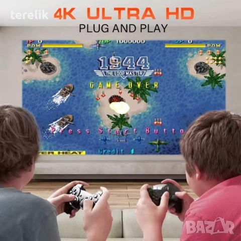 Нов S40Max 450 Смарт проектор и игрова конзола с 35 000 вградени игри 4K, Android 11, снимка 14 - Плейъри, домашно кино, прожектори - 52379259