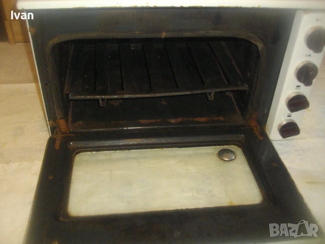 Българска РАХОВЕЦ 01 Комбинирана ел. печка готварска от Соц НРБ 1985г. с мощност 3680W, снимка 15 - Печки, фурни - 53419898